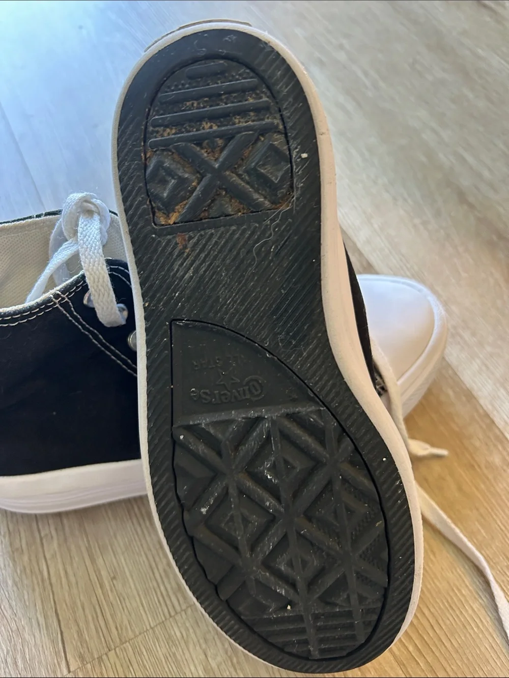 Converse Kids Black and White High-Top Sneakers